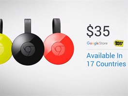 Google Chromecast bude v prodeji za 35 USD (cca 850 K). Dá se oekávat, e...
