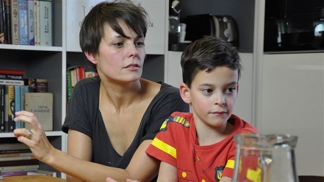 Renata Prokopová se synem Františkem, který se narodil extrémně nedonošený.