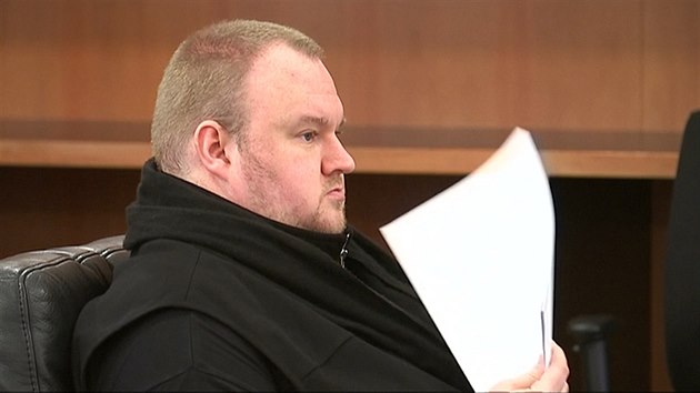 Kim �Dotcom� Schmitz u soudu.