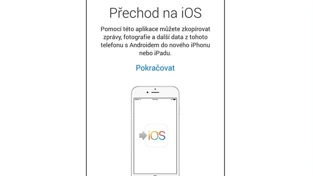 Aplikace Move to iOS