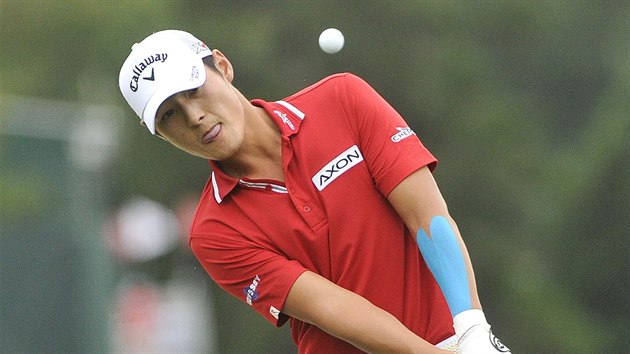 Danny Lee na turnaji Tour Championship v Atlant.