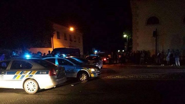 Nepovolenou party v Lanhot u Beclavi musela rozehnat policie.