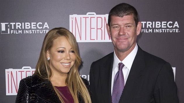 Mariah Carey a James Packer (New York, 21. z 2015)