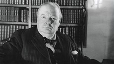 Winston Churchill na snímku z roku 1940