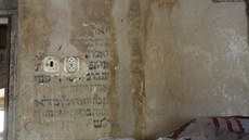 Dedika�ní nápis z�ízení modlitebny datovaný do roku 1817