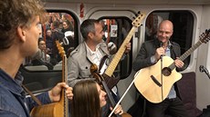 Jan Buda� s kapelou v metru