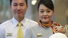 Slavnostní pedstavení ínské letecké spolenosti Hainan Airlines na letiti v...