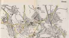Ukázka zpracování prjezdní mapy  Olomouc