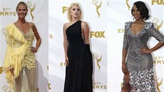Heidi Klumová, Lady Gaga a Kerry Washingtonová na cenách Emmy