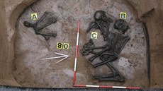 Archeologické nálezy u Lochenic na Královéhradecku (19.9.2015).