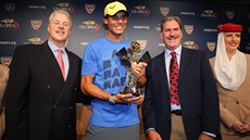 David Haggerty (vpravo) na archivní momentce po finále US Open v roce 2013
