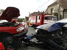 Pi nehod v Lubn na Královéhradecku se stetla dv osobní auta a nákladní...