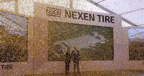 Nexen Tire zahájil v prmyslové zón Triangle stavbu své továrny slavnostním...