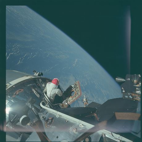 Apollo 9 vyrazilo do vesmru 3. bezna 1969, a k Msci se ale nepodvalo....
