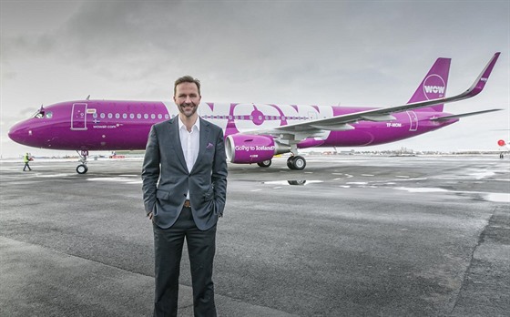 Majitel, zakladatel a šéf islandské společnosti Wow Air Skúli Mogensen.