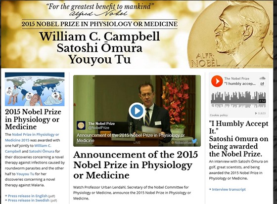 Laureáti Nobelovy ceny za medicínu