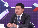 Prezident spolenosti Nexen Tire Travis Hochan Kang pi zahájení stavby továrny...