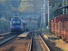 Odstavený railjet v Opatov.