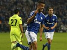 TO SE MI POVEDLO! Franco Di Santo ze Schalke 04 oslavuje gól v zápase s...