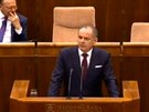 prezident Andrej Kiska hovo o uprchlick krizi