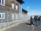 Z bval nmeck celnice u hranic na Cnovci je ubytovna pro migranty