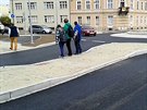 Nová kruhová kiovatka v Prostjov nemá pechody