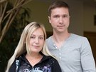 Manelé Maryna (30 let) a Artem (32 let) Prokopenko, kteí pijeli z Doncka na...