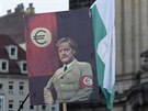V centru Drážďan se v pondělí opět sešli příznivci protiislámského hnutí Pegida...