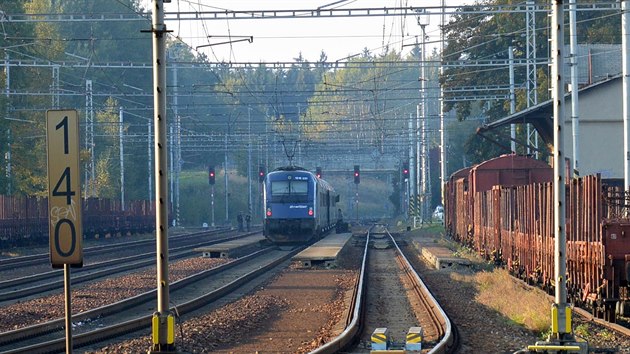 Odstaven railjet v Opatov.