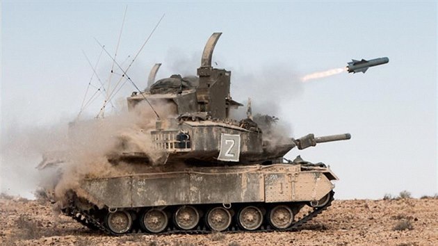Izraelsk raketov tank Pereh