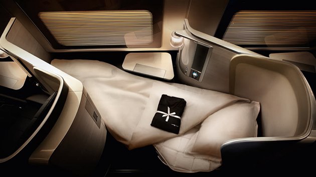 Luxus první třídy British Airways.