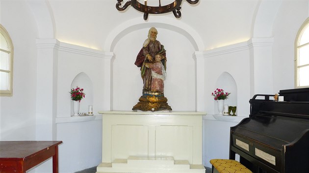 Interiér kaple svaté Anny.