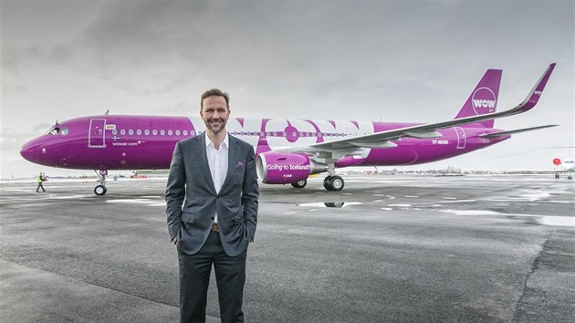 Majitel, zakladatel a éf islandské spolenosti Wow Air Skúli Mogensen.