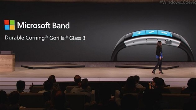 Displej nramku Band chrn sklo Gorilla Glass 3.
