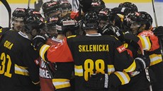 Hokejisté Litvínova slaví postup do osmifinále Ligy mistrů.