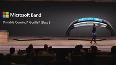Displej náramku Band chrání sklo Gorilla Glass 3.