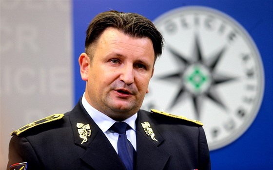 Policejní prezident Tomáš Tuhý na tiskovém brífinku k zásahu Útvaru pro...