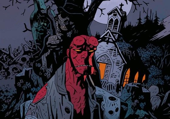 Z obálky komiksu Hellboy - Paskivec