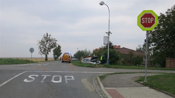 idika ve Vrbátkách nezastavila na stopce a vjela do kiovatky pímo ped...