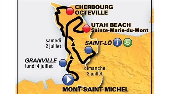 První etapa Tour de France 2016 odstartuje u Mont-Saint-Michel a skoní na...