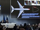 Tisková konference ruského koncernu Almaz-Antej k sestelení letu MH17 nad...