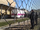 Zaízení pro uprchlíky v Drahonicích na Lounsku pijalo první cizince 12. íjna...