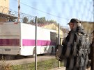 Zaízení pro uprchlíky v Drahonicích na Lounsku pijalo první cizince 12. íjna...