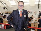 Roman mucler zavítal na praský kosmetický veletrh Interbeauty Expo Praha aby...