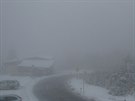 První sníh v esku - Klínovec.