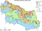 Mapa nov�ch i star�ch chr�n�n�ch z�n v Krkono�sk�m n�rodn�m parku.