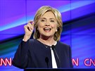 Hillary Clintonová bhem televizní debaty CNN (14. íjna 2015)