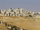 Izraelská osada Maaleh Adumim na Západním behu Jordánu
