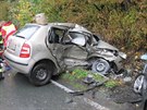 Smrteln� nehoda u Vamberka na Rychnovsku.
