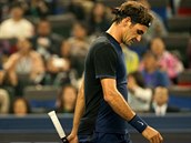 Roger Federer odchz poraen na turnaji v anghaji.